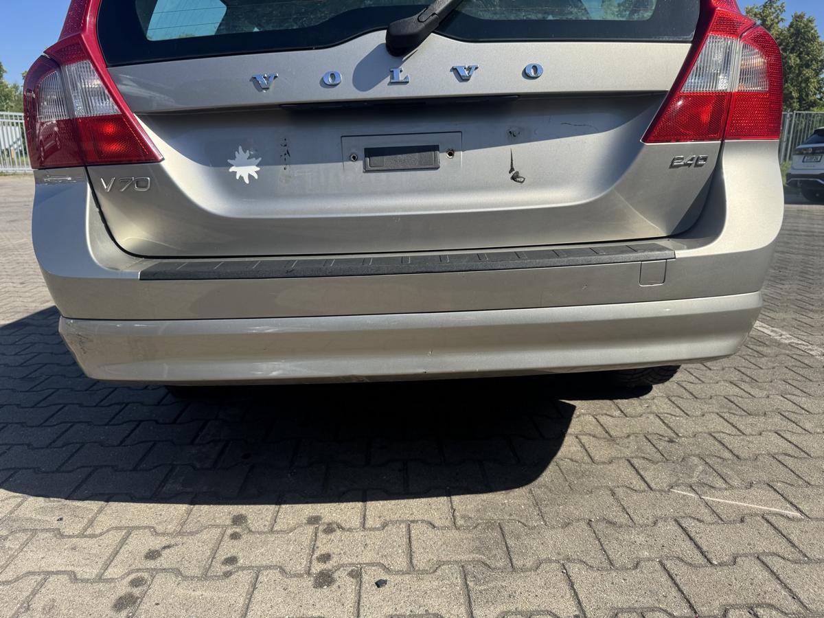 Volvo V70 3 original Stossf&auml;nger Sto&szlig;stange hinten 484 Seashell Metallic Bj.2009